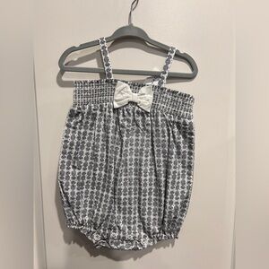 Janie & Jack Baby Girl Size 12-18 months Pineapple Romper NWT